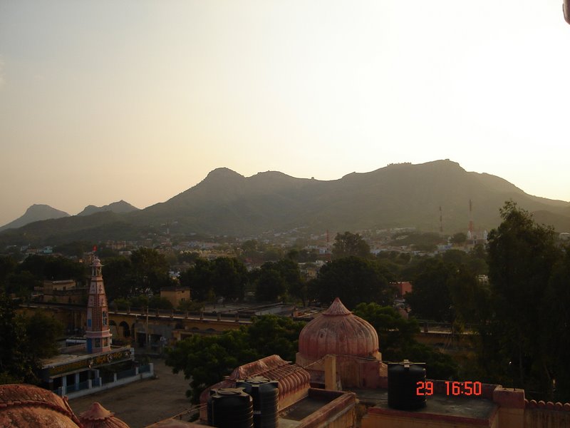 A View of Khetri From Mission temple